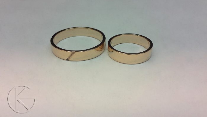 Abielusõrmused tasapinnalised