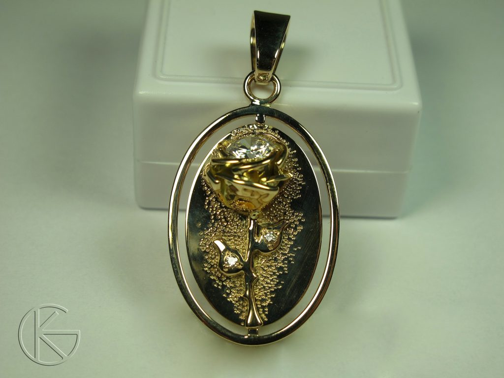 Ripats ovaalne reljeefne kividega