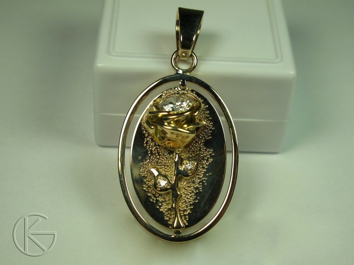 Ripats ovaalne reljeefne kividega