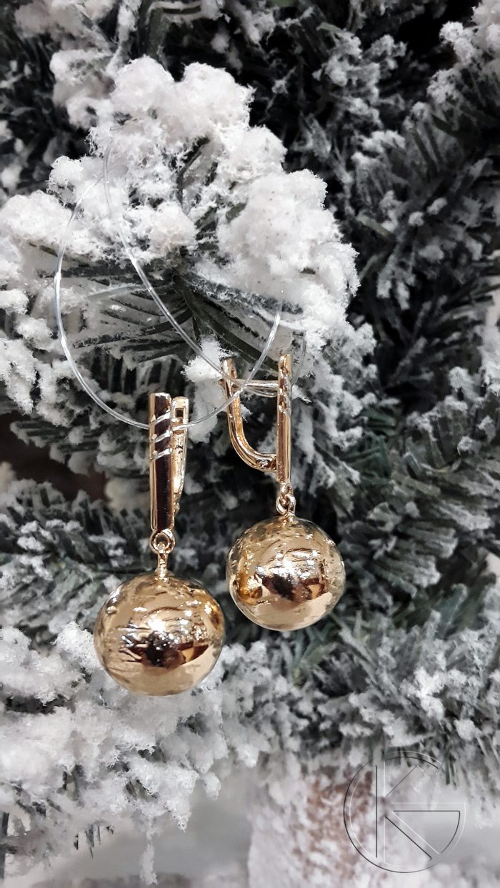 Kullast kõrvarõngad - kuulid