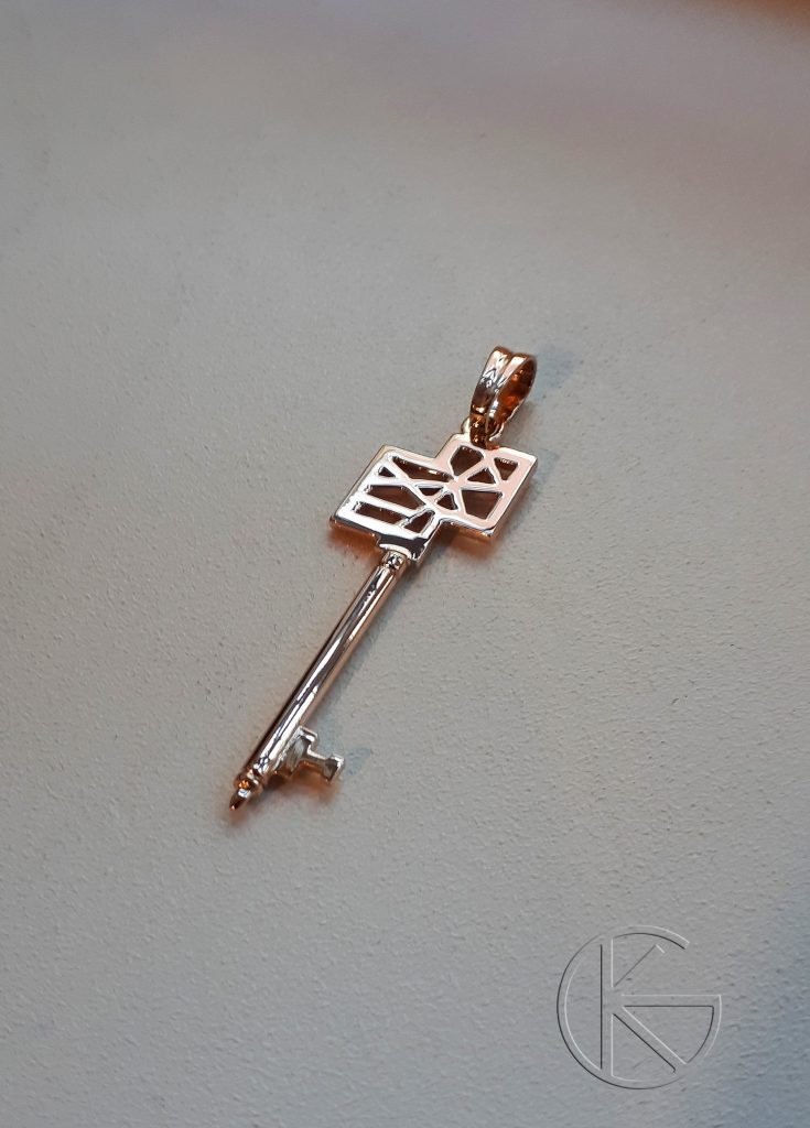 Kullast ripats - võti