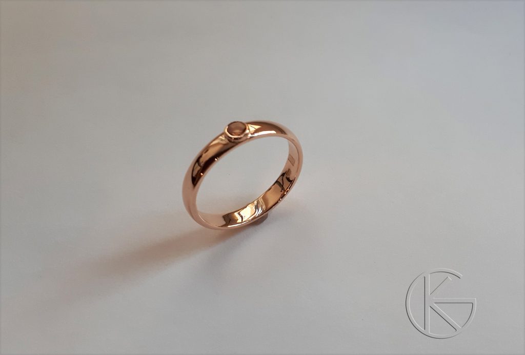 Kuldsõrmus tsitriiniga