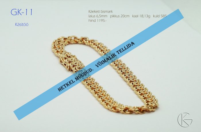 Kullast käekett Bismark