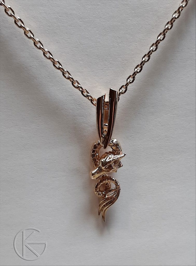 Kullast ripats - draakon