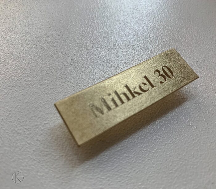 Graveeringuga plaadi valmistamine