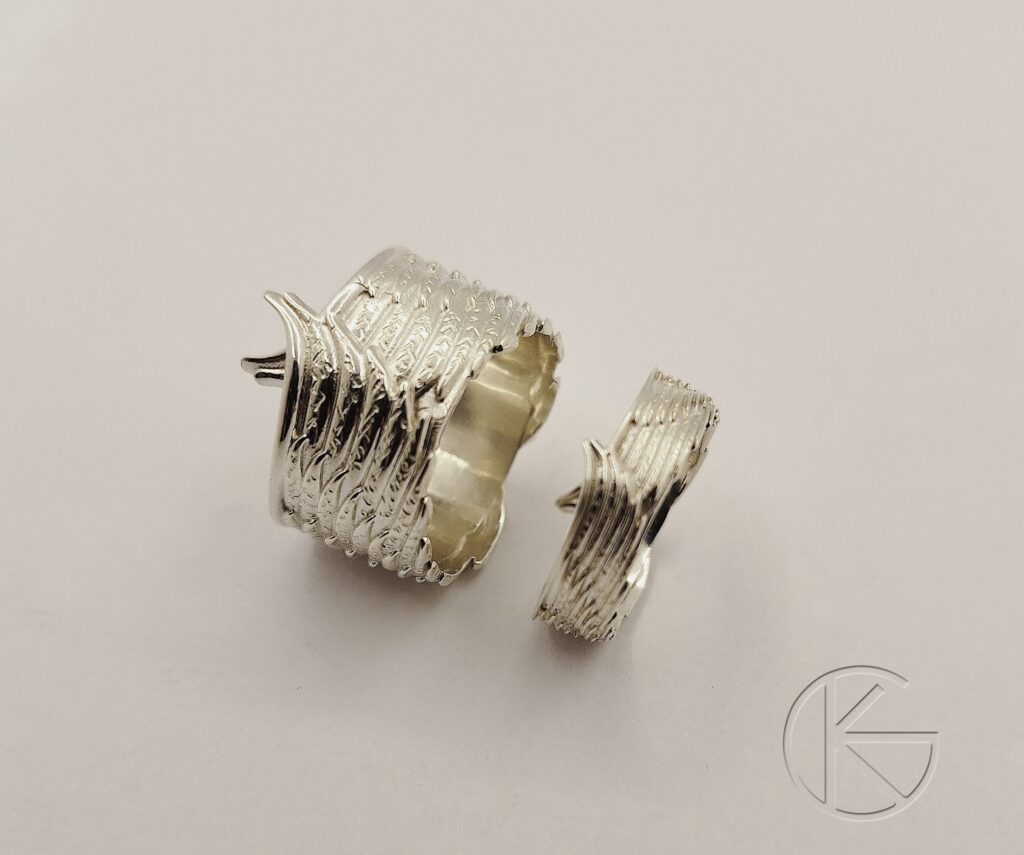 Hõbedast abielusõrmused