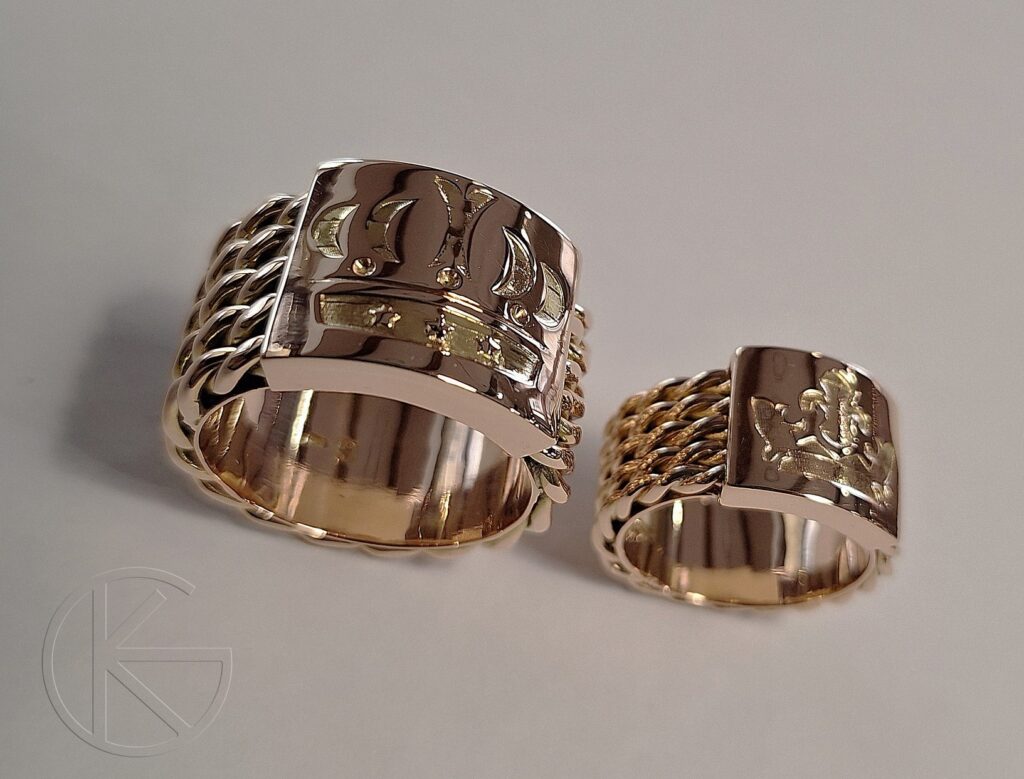 Kullast abielusõrmused