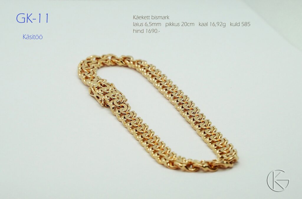 Kullast käekett Bismark